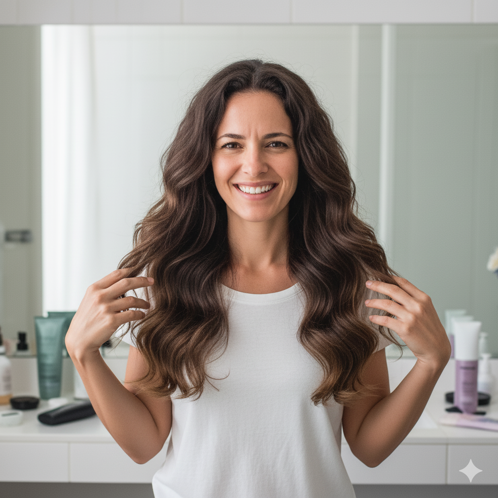 Cabelo depois do tratamento