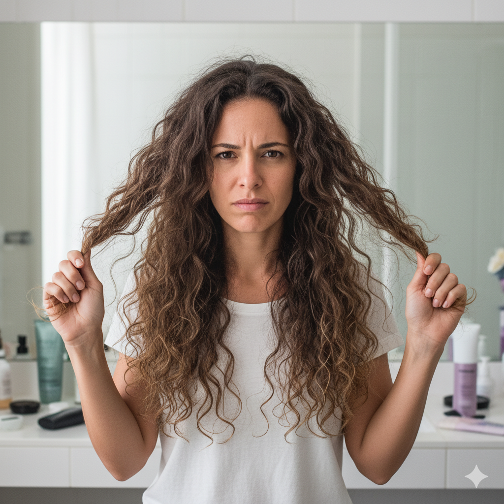 Cabelo antes do tratamento